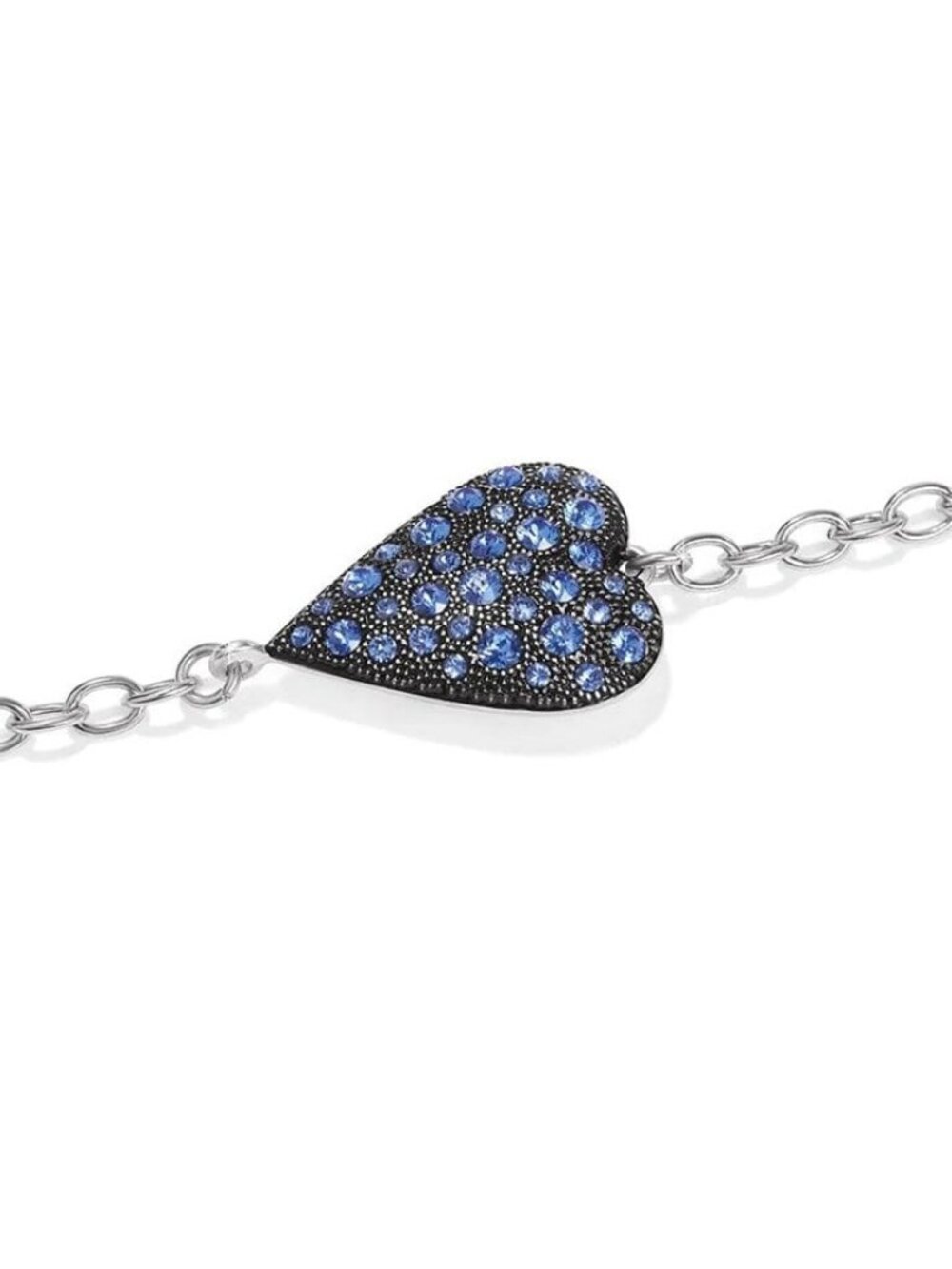 BRIGHTON Glisten BLUE Heart Bracelet Style JF8131   $72  New with tag - Picture 2 of 2